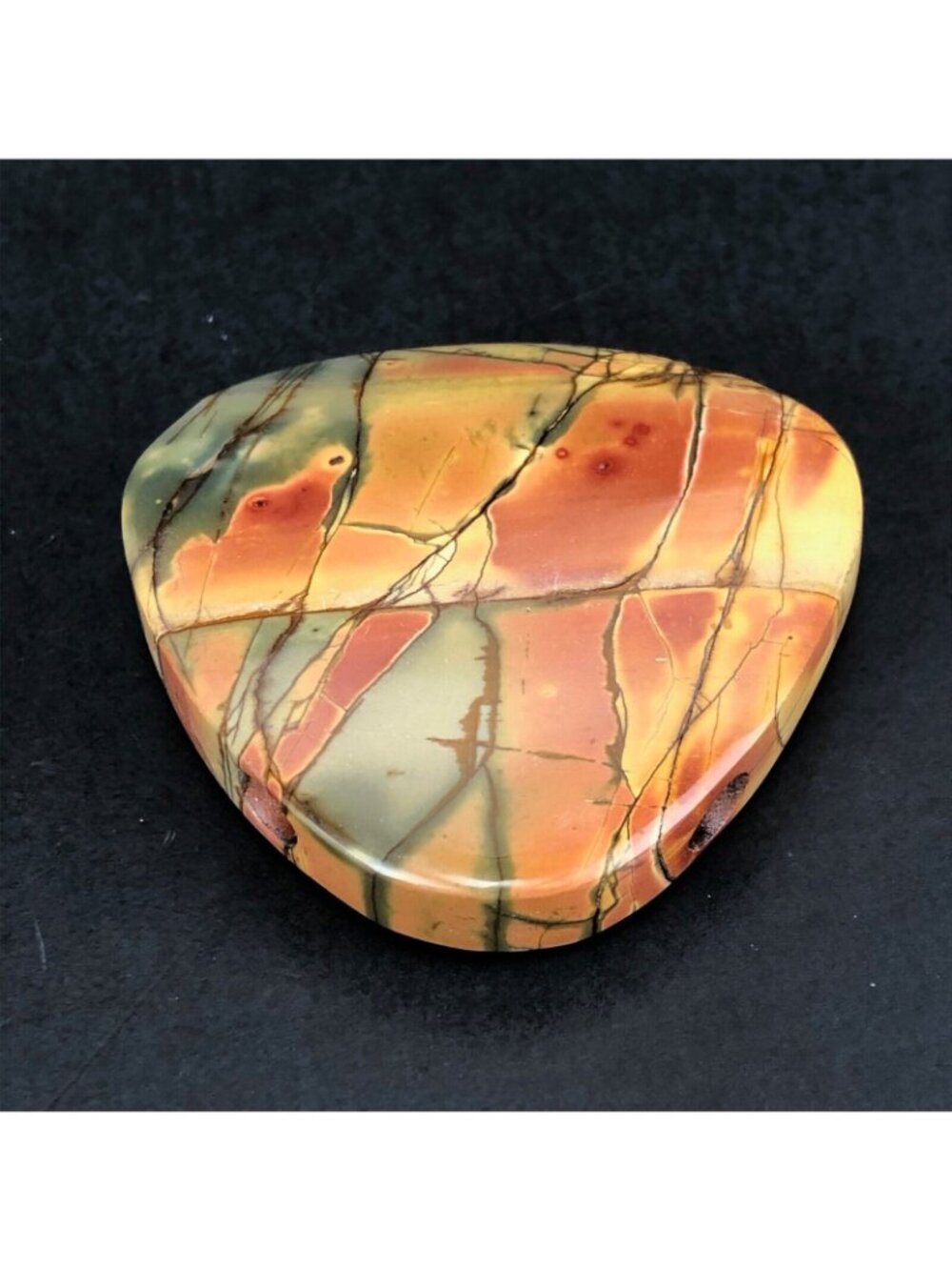 Jasper Stone Pendant Red & Green - Picture 5 of 5